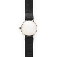 Rolex, Sterling Silver WWII-Era 'Trench' Watch, with Hinged Officer's Case Back