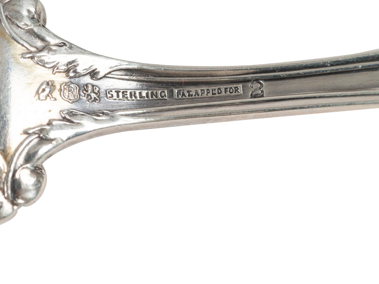 A Reed and Barton 'Love Disarmed' Silver Flatware Service