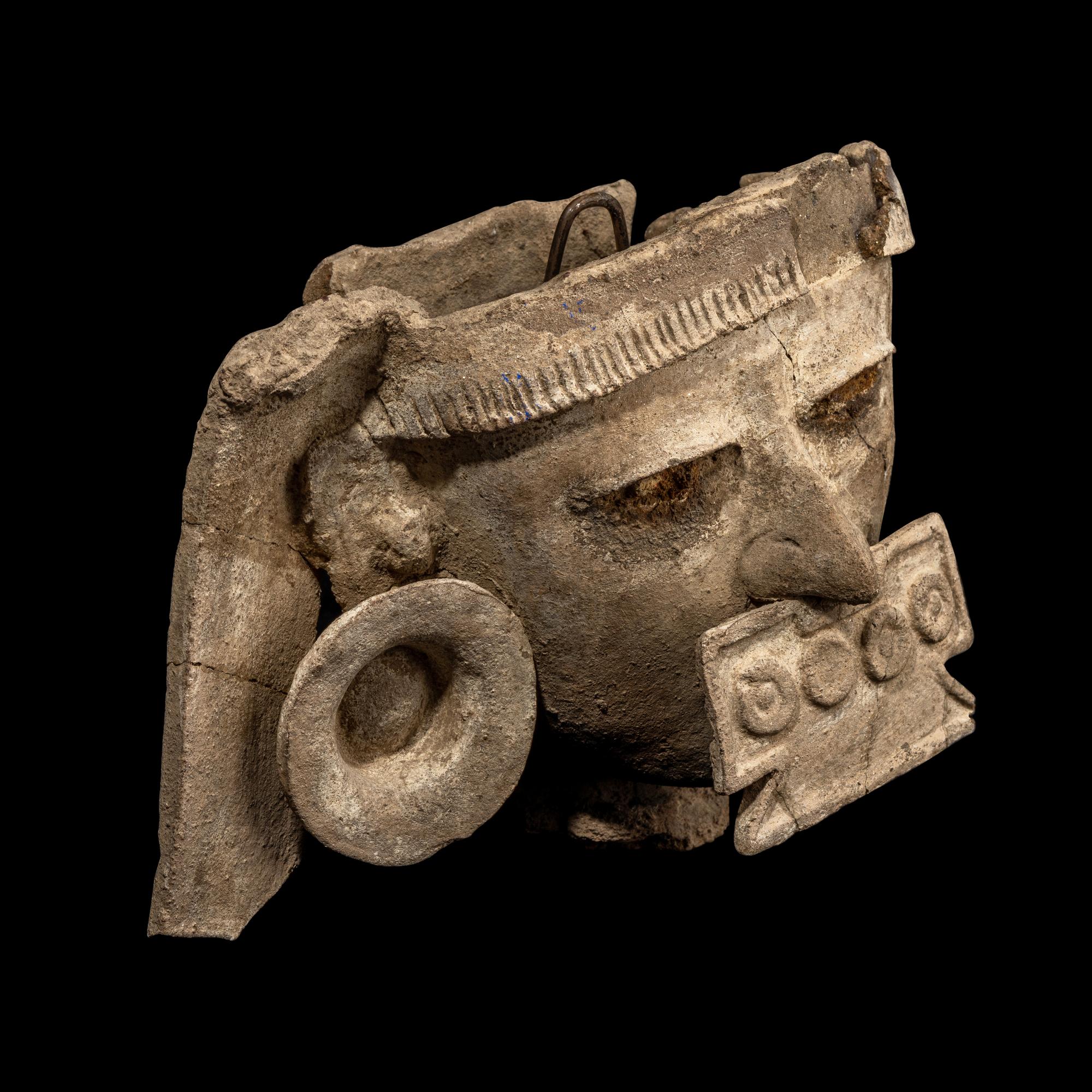 A Teotihuacan Terracotta Incensario Fragment