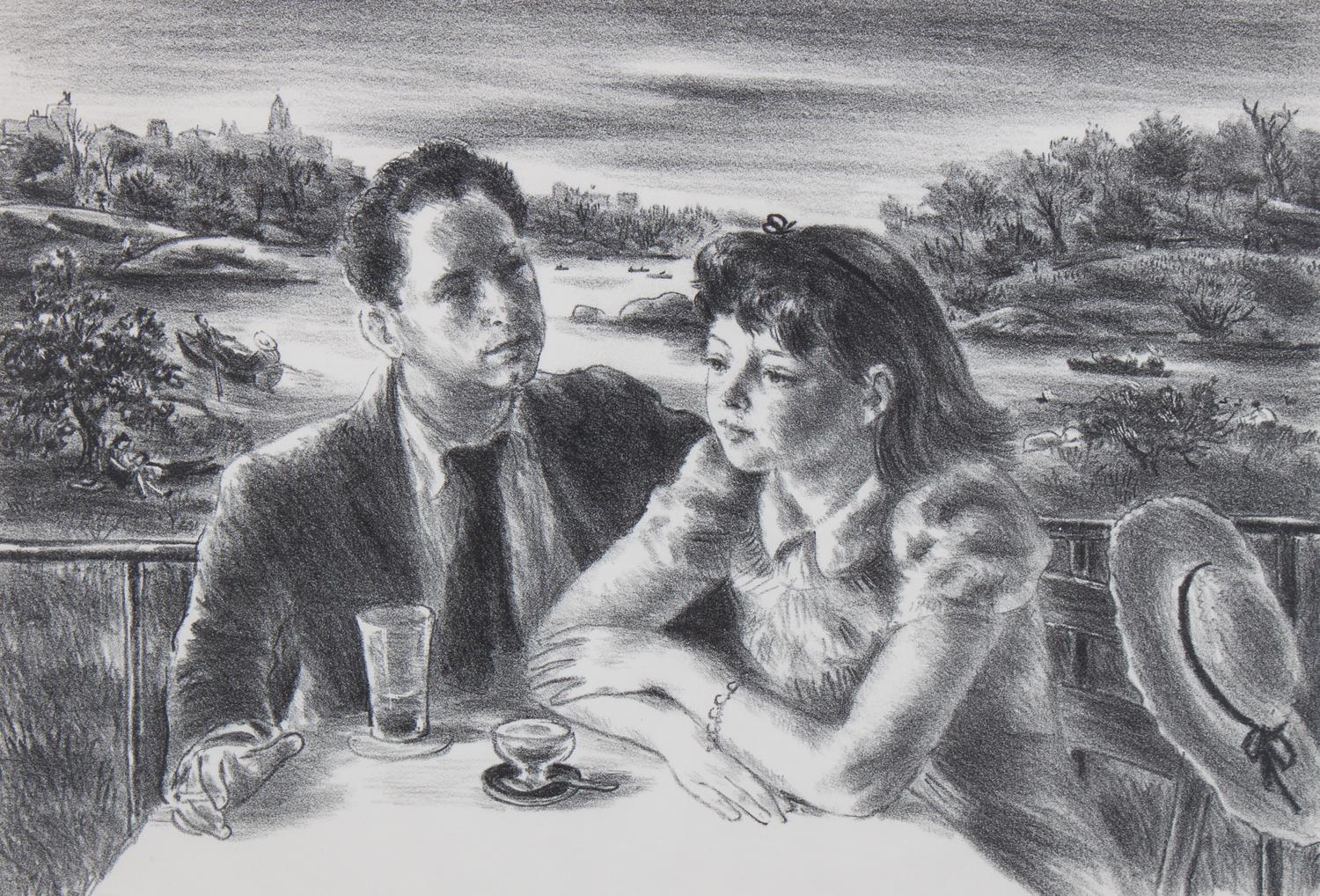 Robert Philipp, (American, 1895-1981), By the Lake, 1944