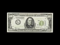 Three $500 Federal Reserve Notes