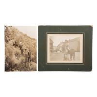 [SOUTHWEST - EARLY PHOTOGRAPHY]. A group of cyanotypes, albumens, and silver gelatin photographs taken in Arizona, New Mexico, Texas, and Mexico, comprising: