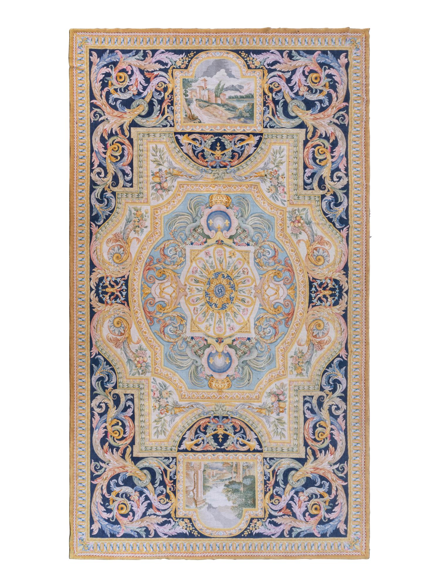 A Savonnerie Style Rug