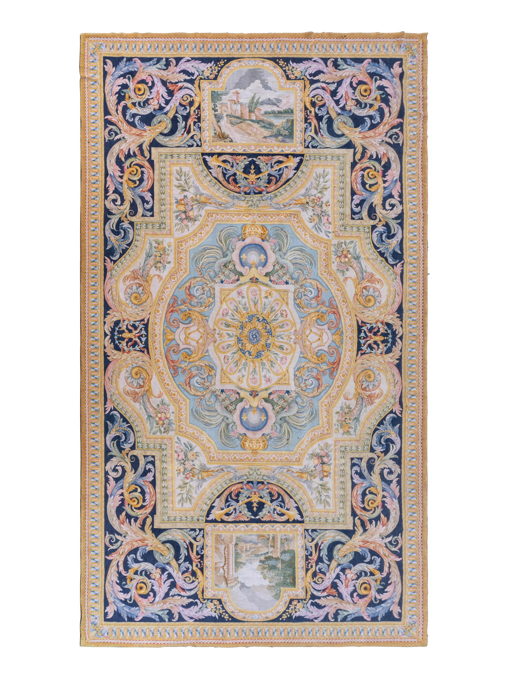 A Savonnerie Style Rug