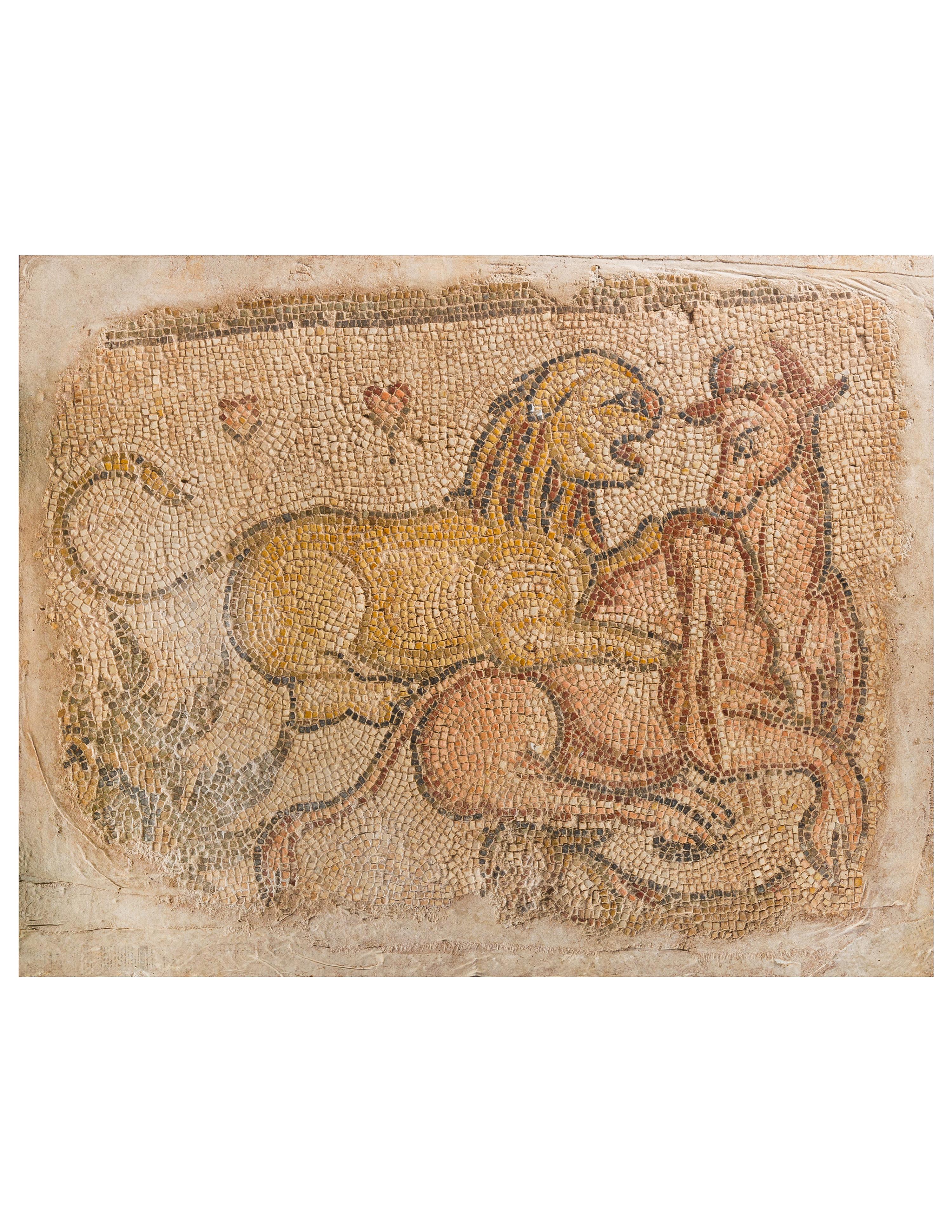 A Late Roman or Byzantine Marble Mosaic Panel