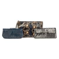 NANCY GONZALEZ & VALENTINO, THREE EXOTIC SKIN BAGS