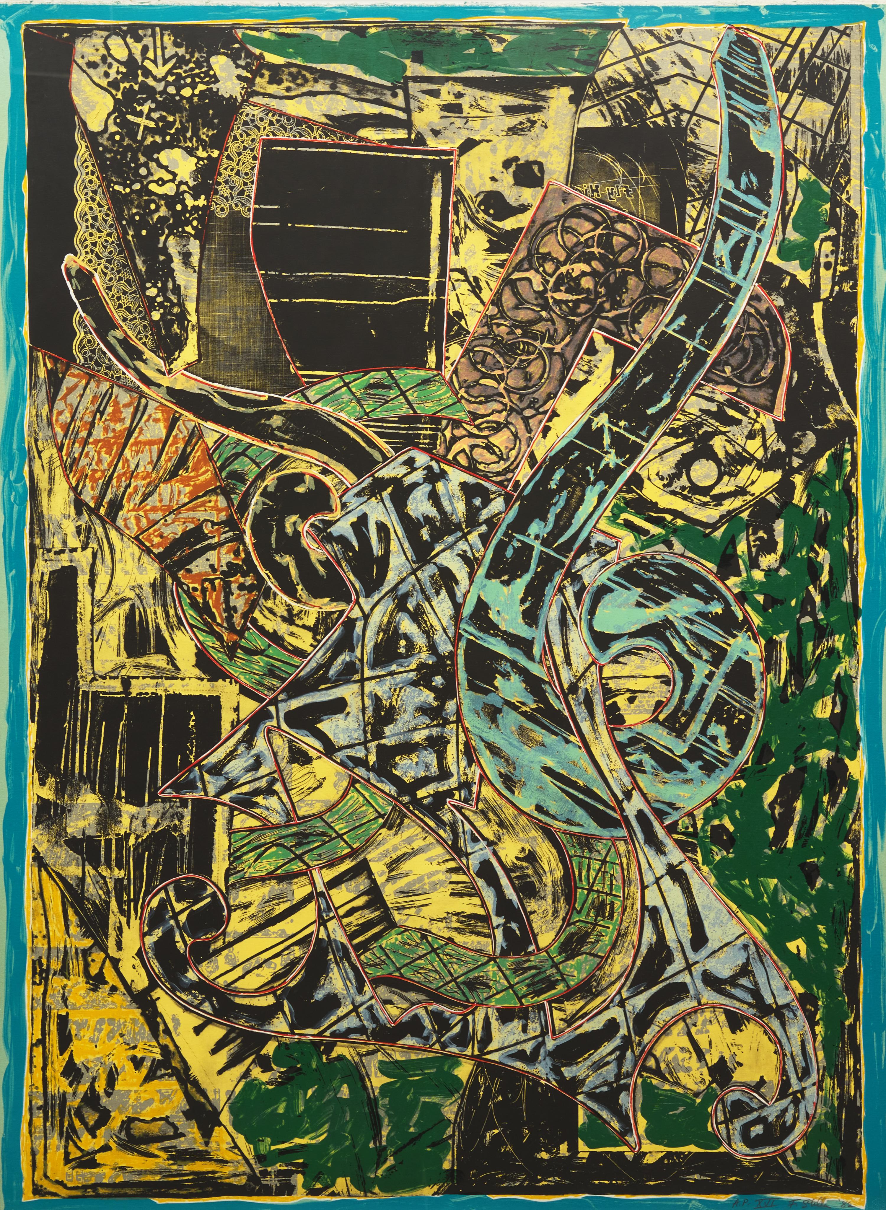 Frank Stella (American, 1936-2024) — Yellow Journal, 1982