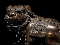 A Bronze Figure of a Fu Lion