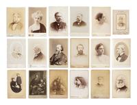 [EARLY PHOTOGRAPHY] Photographs of 19th century politicians, abolitionists, authors, and performers