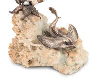 A Buccellati Silver Marine Life Figure by Marcello Minotto (Italian 1906-1998)