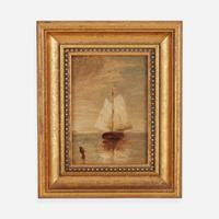 Ralph Albert Blakelock (American, 1847–1919) Sailboat