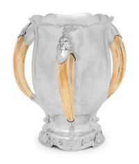 A Tiffany and Co. Silver and Horn Tyg