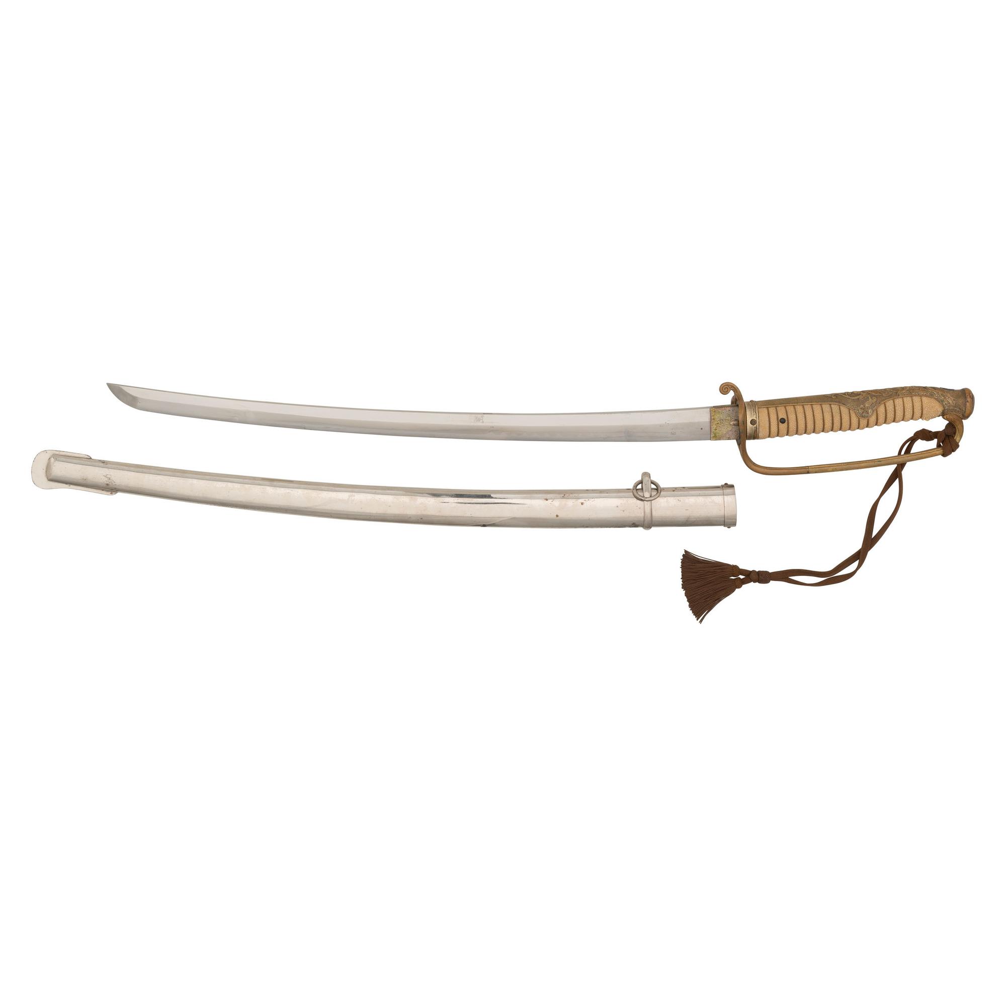 Signed WWII-era Japanese Kyu-Gunto