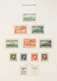 A Collection of Luxembourg Postage Stamps — LIGHTHOUSE STAMP ALBUM-No. 317SF1921-1967