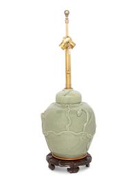 A Celadon Glazed Porcelain Jar