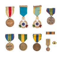 [Militaria] 8 medals for service during the Mexican Border War, incl. Mexican veteran medals.