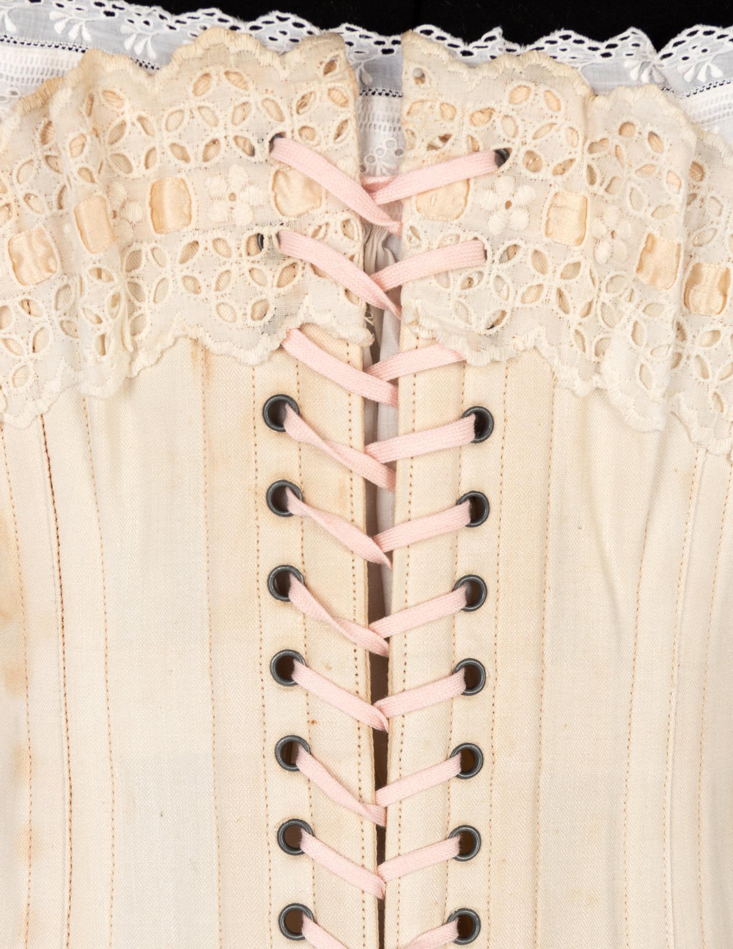 Two Long-Line Corsets, 1900-1910