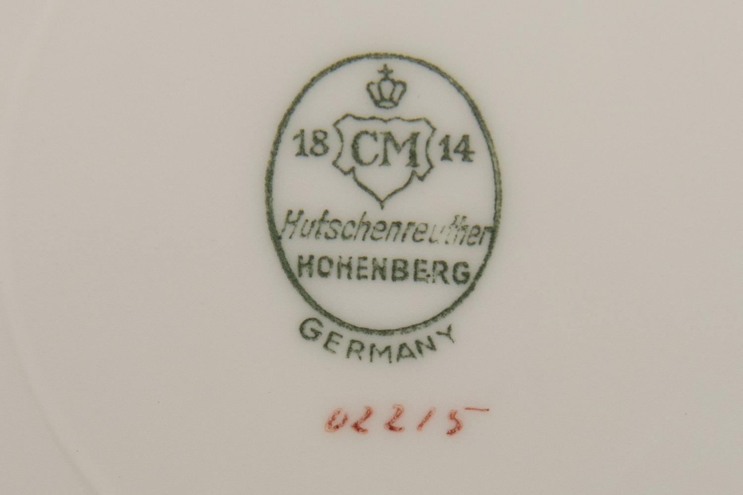 A Hutschenreuther Porcelain Dessert Service