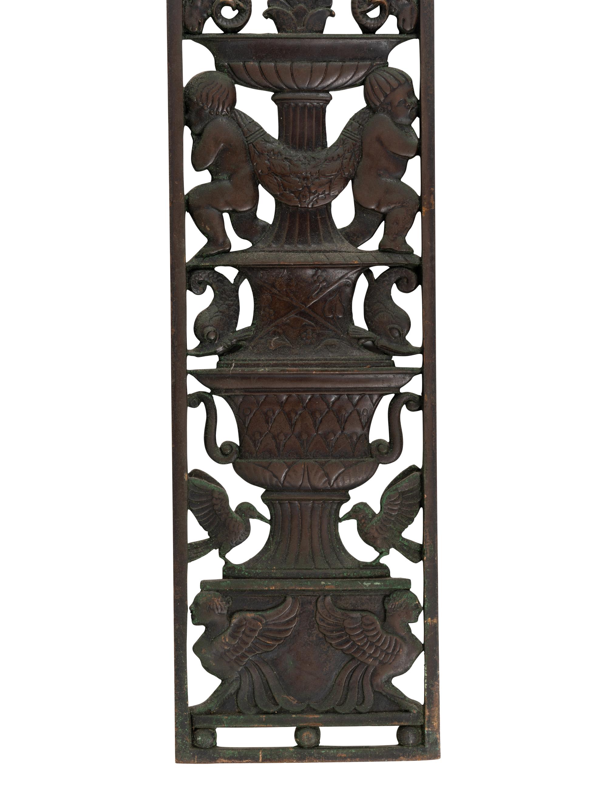 A Neoclassical Bronze Door Surround