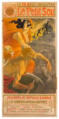 Théophile Alexandre Steinlen, (French-Swiss, 1859-1923), Le Petit Sou, 1900