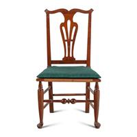 A Chippendale Rush-Seat Side Chair