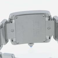 A stainless steel square tank Française watch, Cartier Ref. 2384