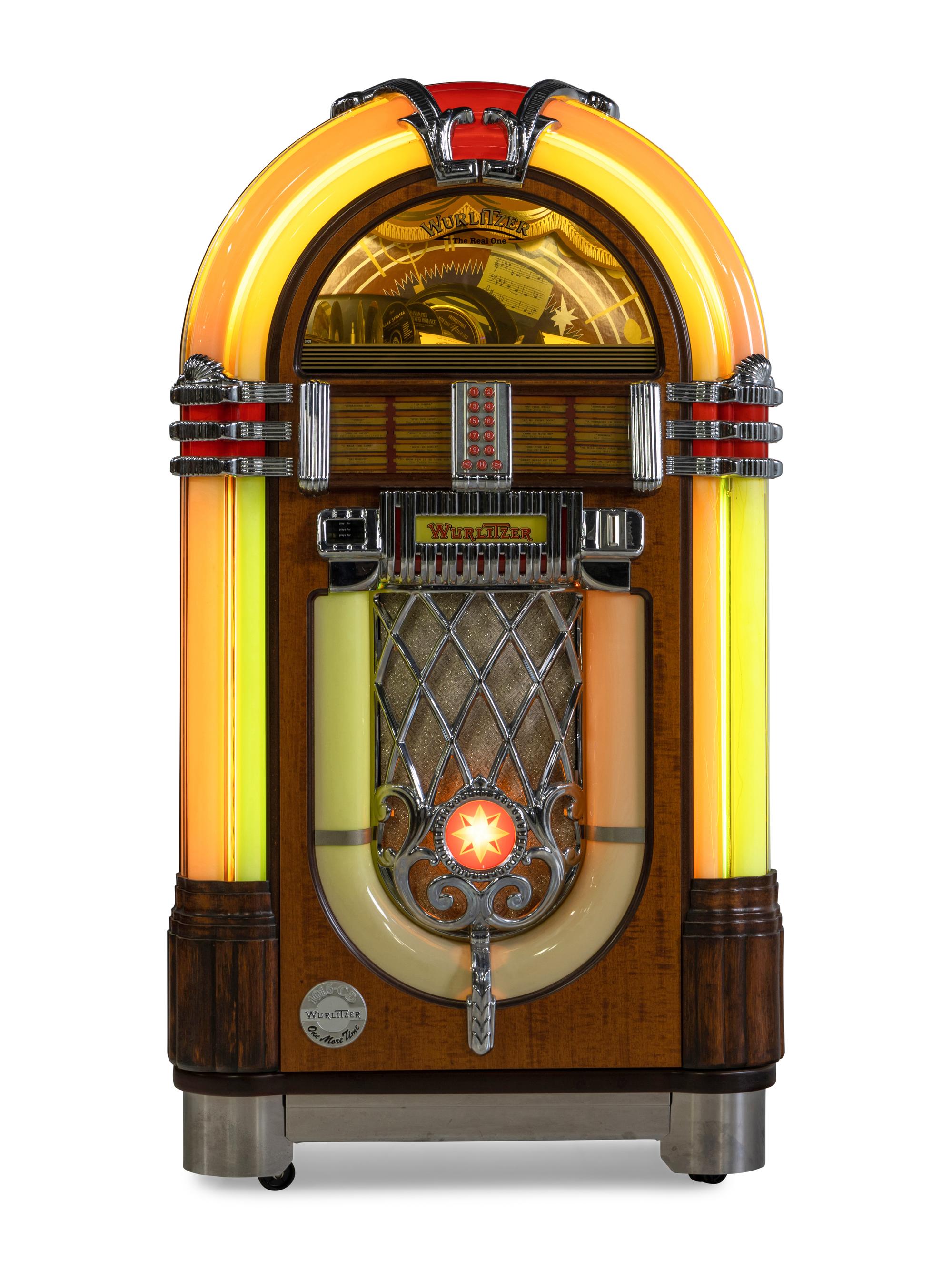 A Wurlitzer Model 1015-CD Juke Box