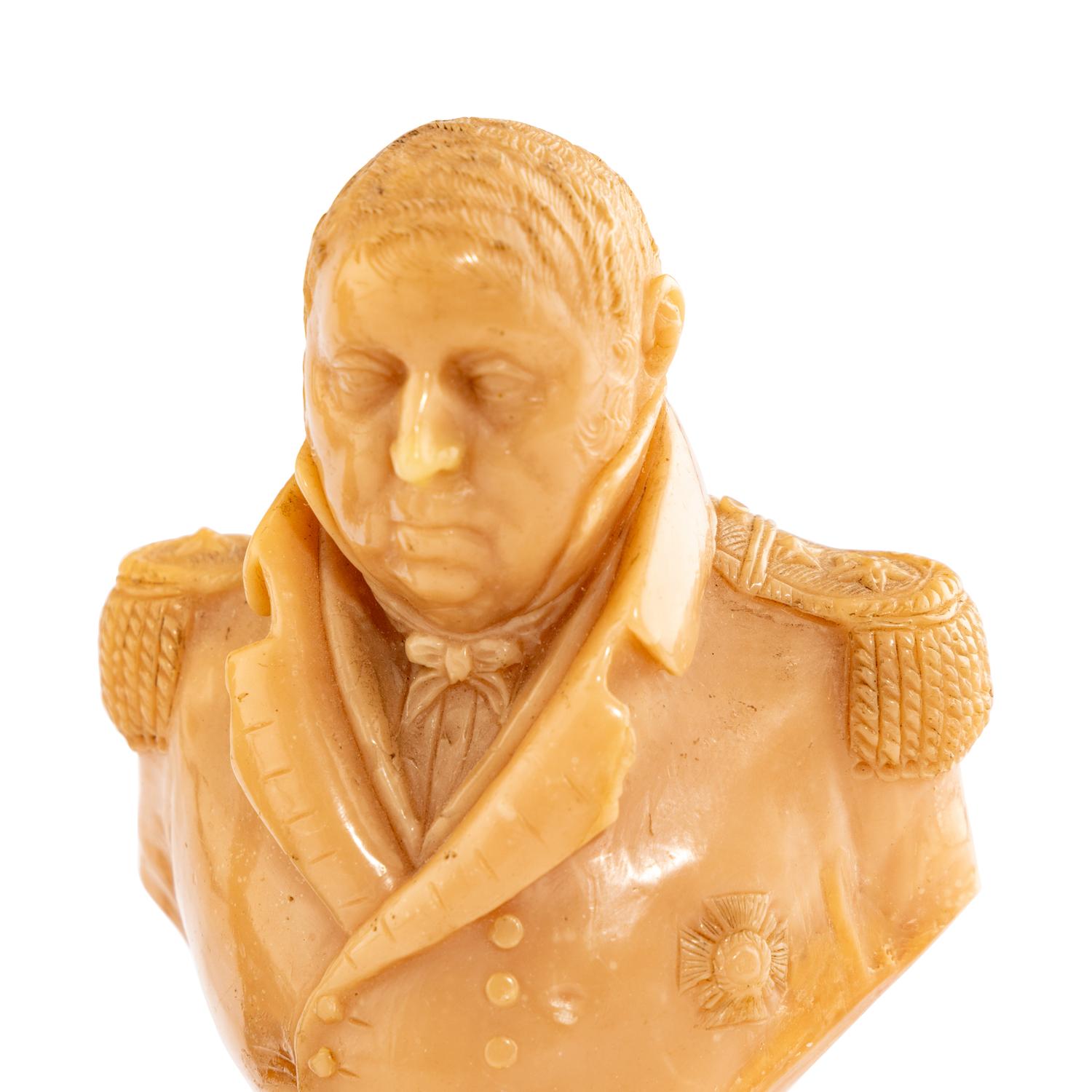 Three Wax Portrait Busts