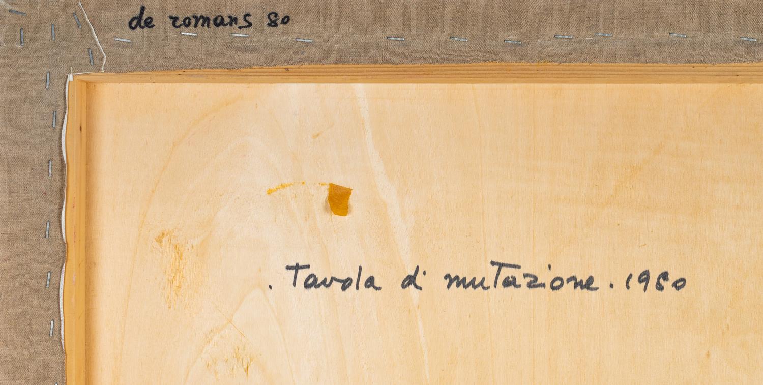 Tavola di mestazione, 1980