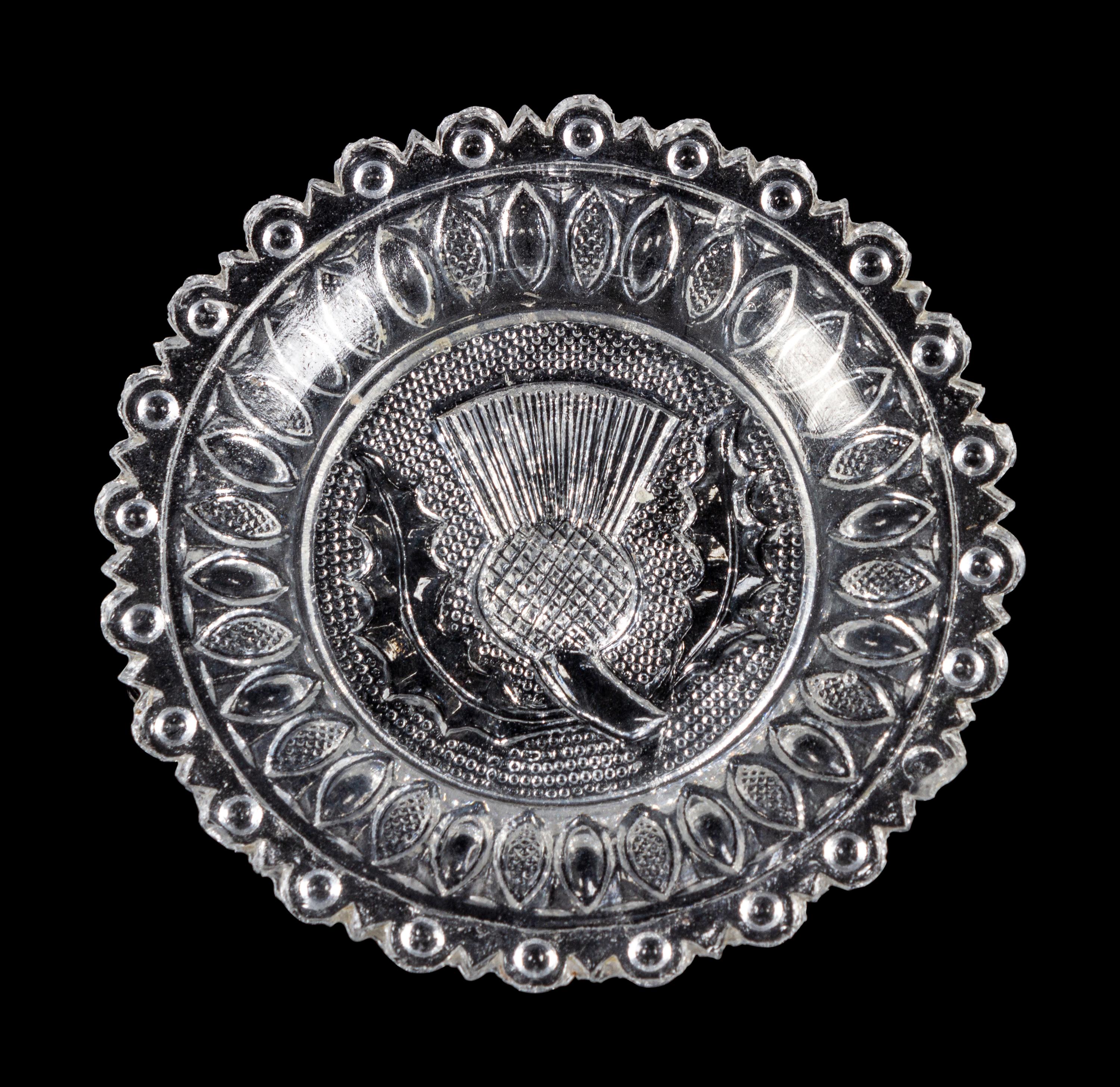An American Pressed Glass Plate