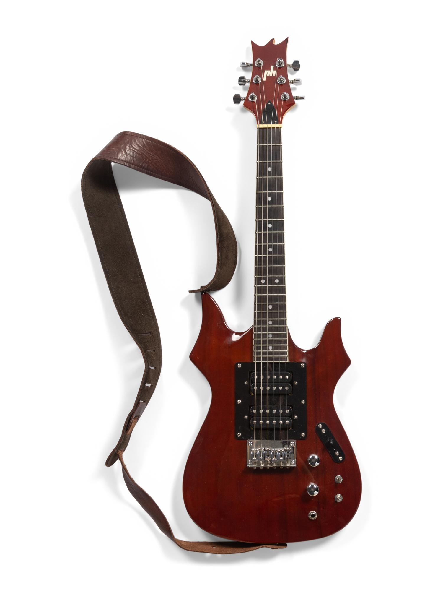 A Phred Instruments Deadbolt Electric Guitar