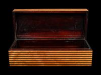 A Group of Five Carved Bowls and a Table Box
