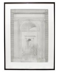 A Set of Four Architectural Drawings from the University of Illinois Architecture Department 32" W x 1.5" D x 41.5" H — United States, Circa 1920