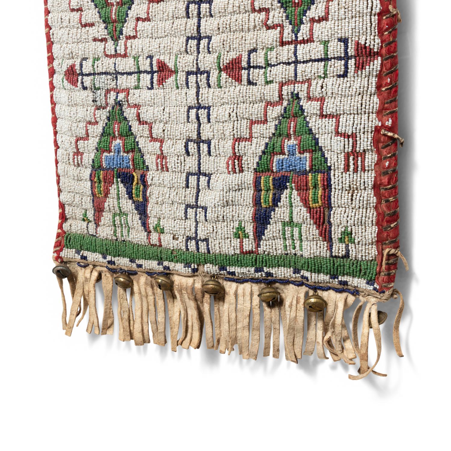 Sioux Beaded Hide Bag