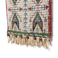 Sioux Beaded Hide Bag