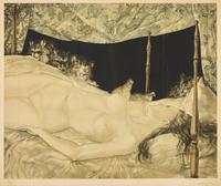 Léonard Tsuguharu Foujita (French/Japanese, 1886-1968) — Le Rêve, 1929