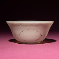 A Chinese Carved White Jade ‘Floral’ Bowl, 18th Century — 清中期 白玉刻花碗