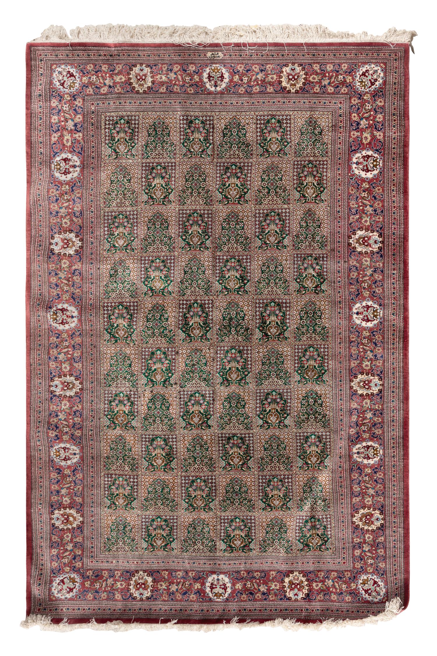 A Bakhtiari Silk Rug