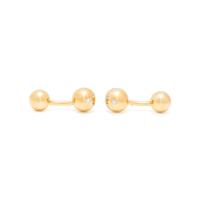 TIFFANY & CO., YELLOW GOLD AND DIAMOND 'ETOILE' CUFFLINKS