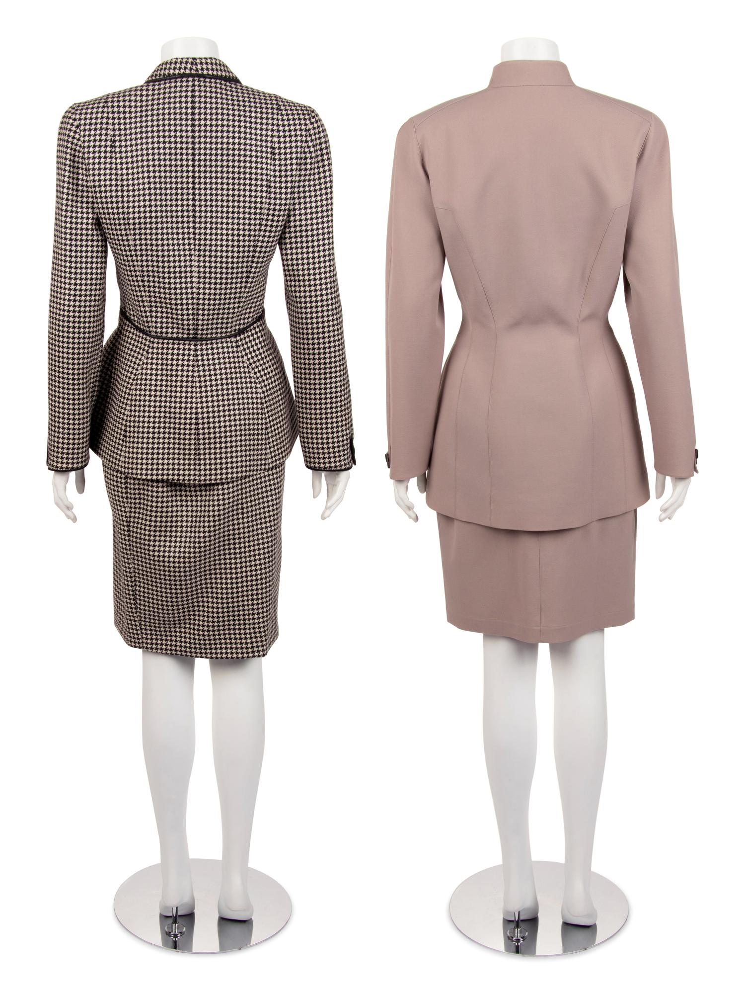 Two Thierry Mugler Skirt Suits, 1985-95
