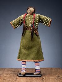 Crow Beaded Doll