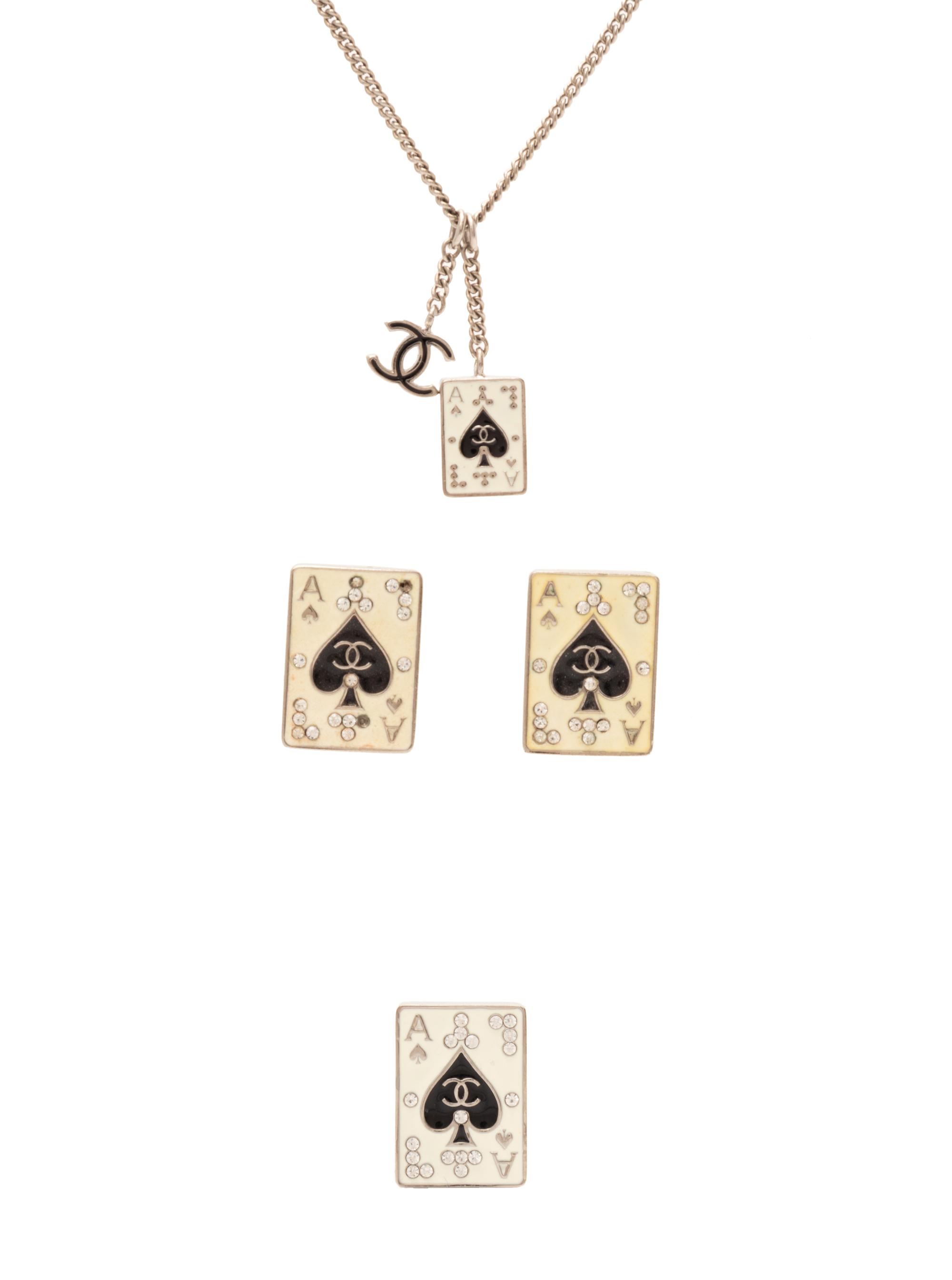 Chanel Ace of Spades Demi-Parure, 2005
