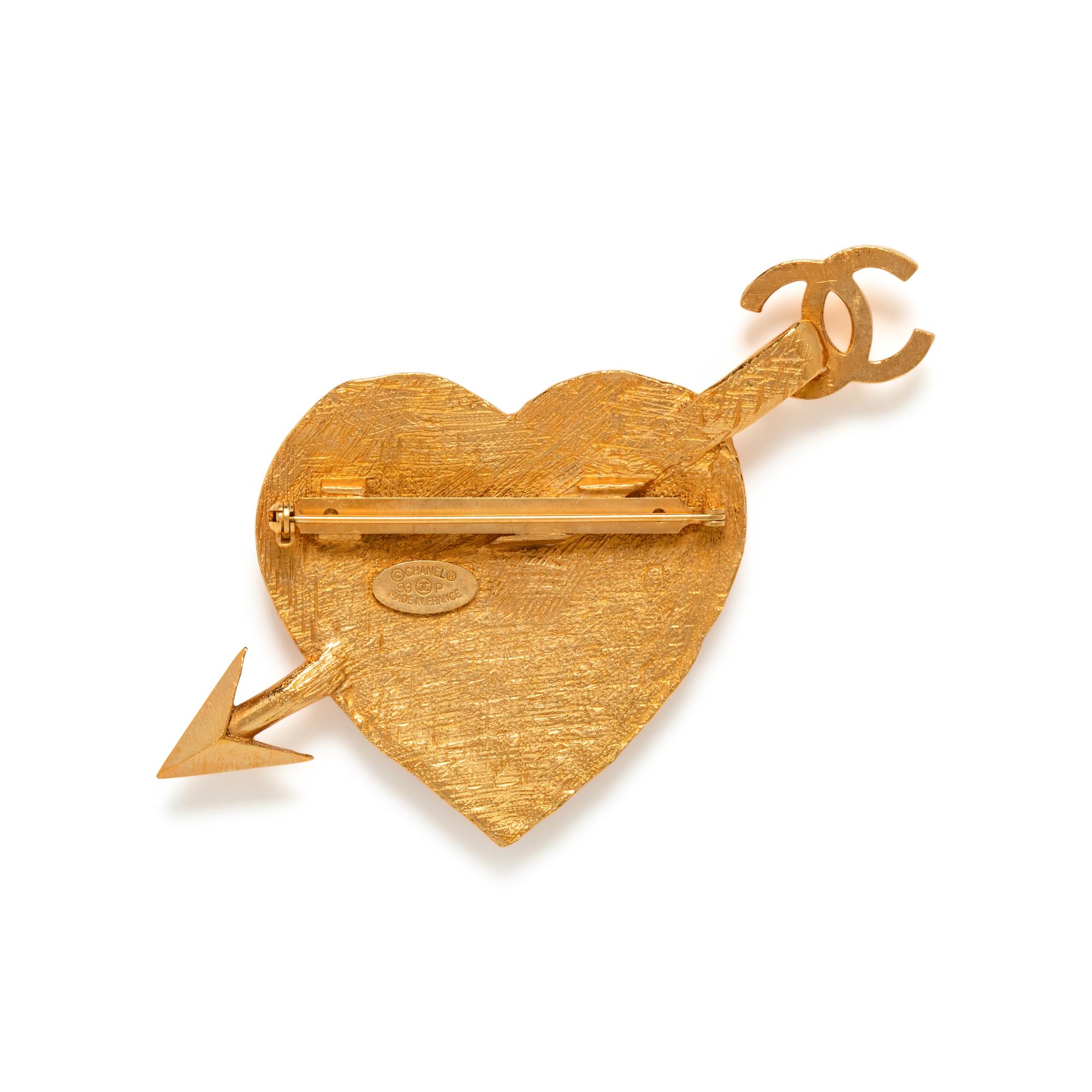 Chanel, Pierced Heart Brooch, 1993