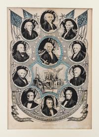 A Group of American Prints, , after Currier & Ives, some hand colored, 20 total.