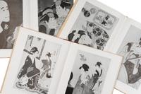[UKIYO-E] A group of reference works about Japanese Ukiyo-e, comprising: