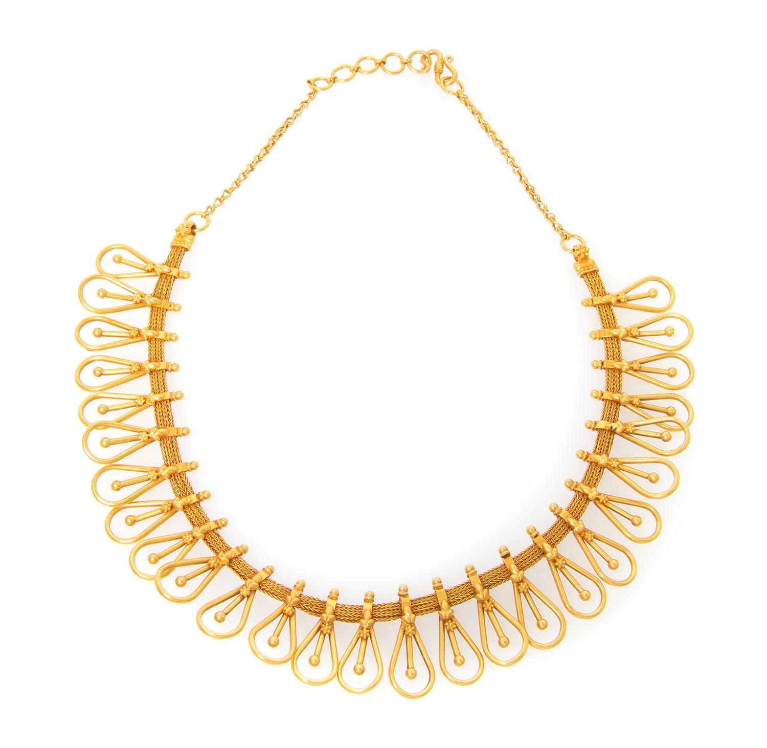 A 22 Karat Yellow Gold Necklace, 31.20 dwts.