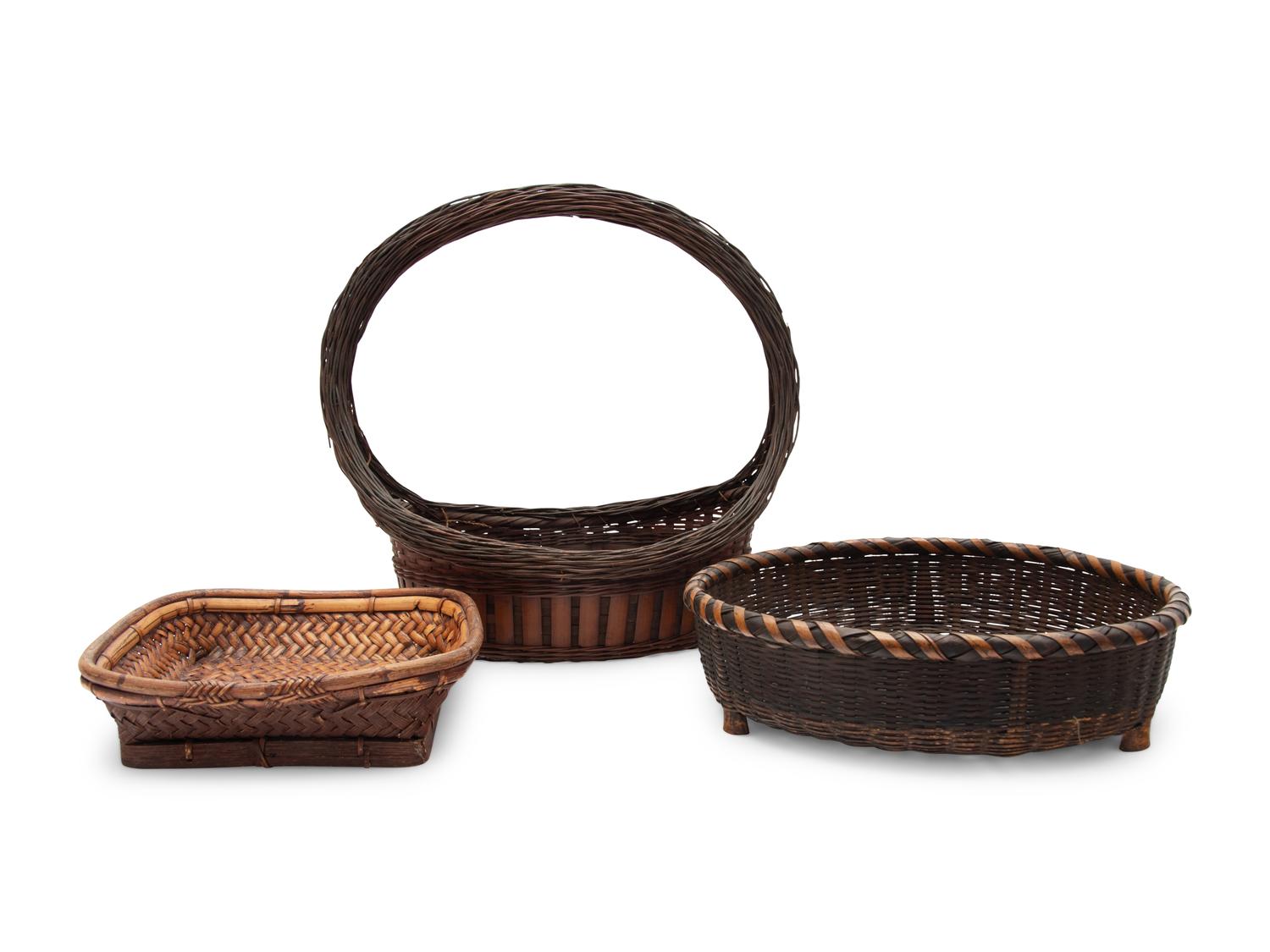 Three Japanese Baskets