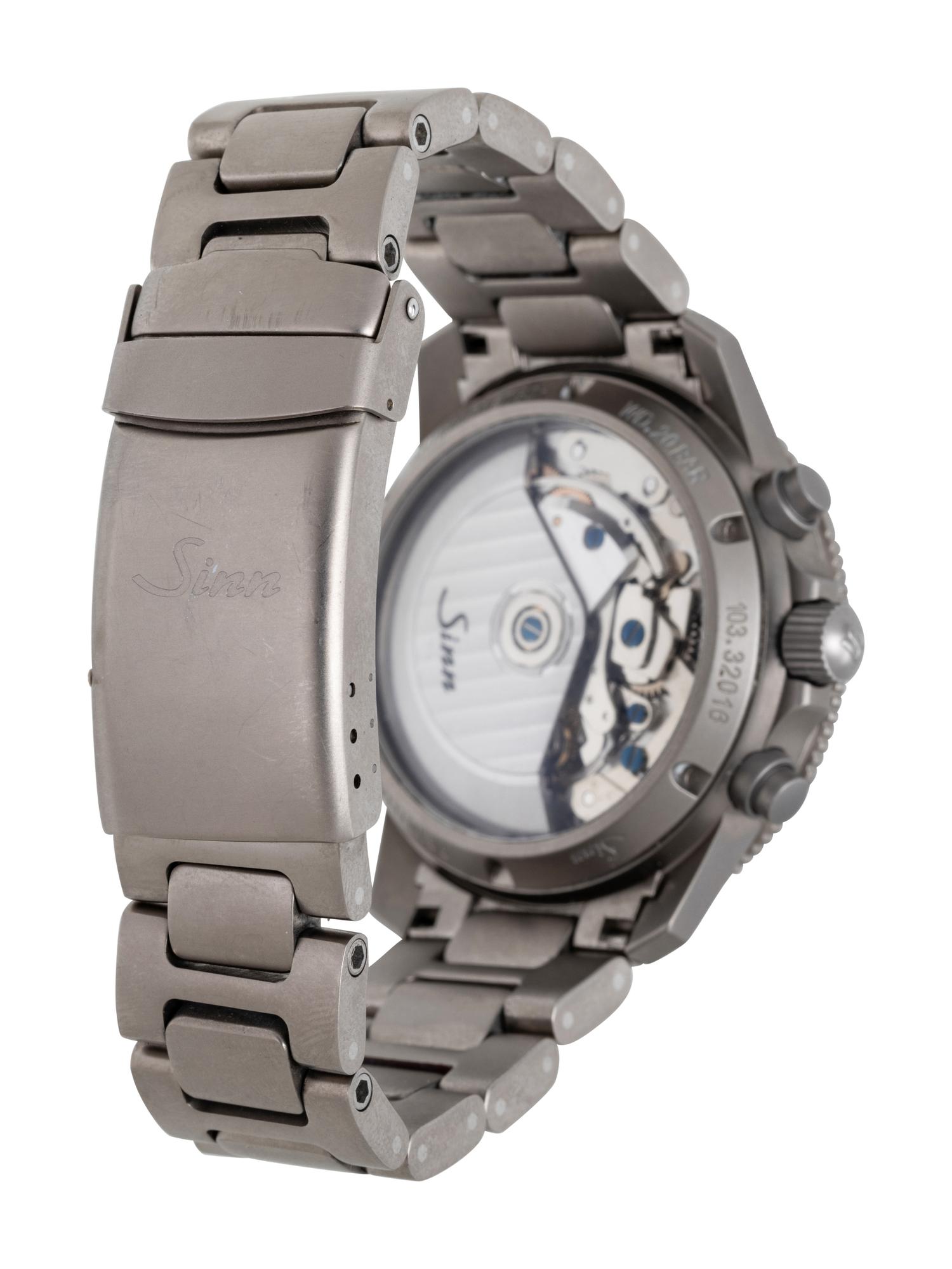 SINN, REF. 103 TI TITANIUM 'DIAPAL' WATCH, BOX & PAPERS