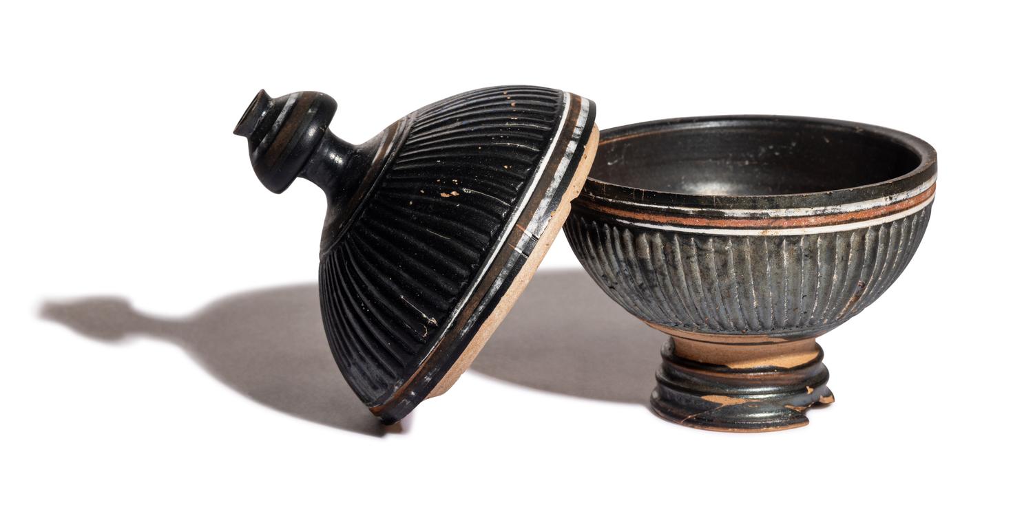 A South Italian Painted Pottery Pyxis