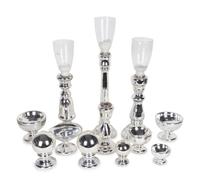 A Large Collection of Mercury Glass Table Articles — 20TH CENTURY